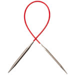 ChiaoGoo Red Lace stainless steel 16" circular knitting needle
